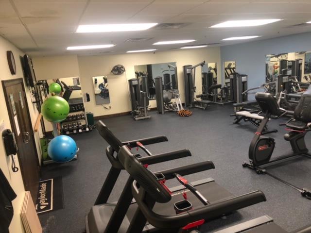 Modern fitness center