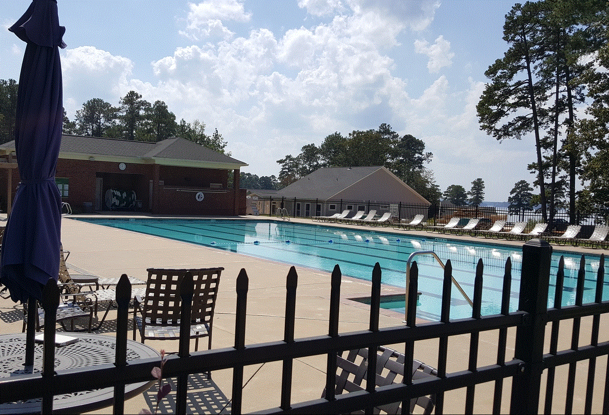 Pool and aquatics area